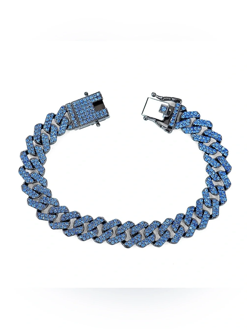 0130: Invicta Elements Men's Drip Chain Bracelet, Blue Glacier (80895)
